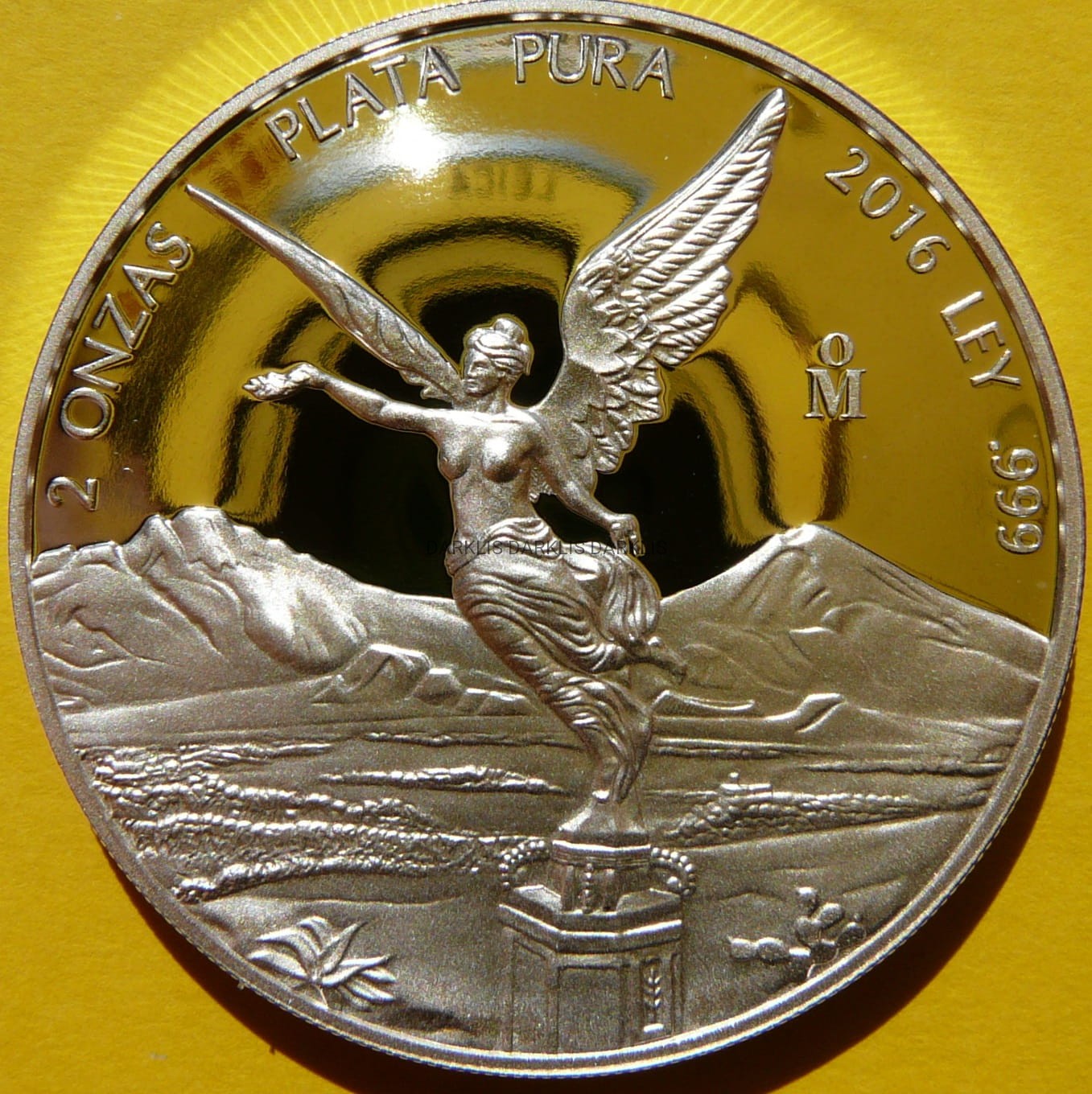 2 ONZA PLATA PURA MEKSYK 2016 LIBERTAD Ag Oz PROOF