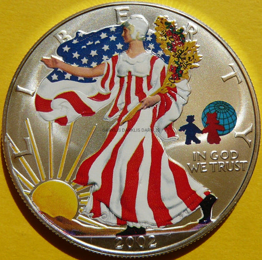 1$ USA 2002 BOGINI LIBERTY ŚWIATOWY DZIEŃ MŁODZIEŻY