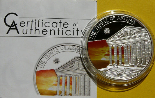 5$ PALAU 2013 ŚWIĄTYNIA ARTEMIDY EFEZ 7 CUDÓW ŚWIATA