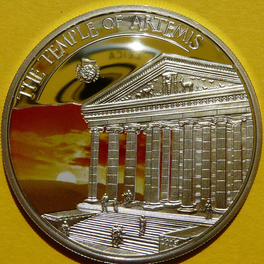 5$ PALAU 2013 ŚWIĄTYNIA ARTEMIDY EFEZ 7 CUDÓW ŚWIATA