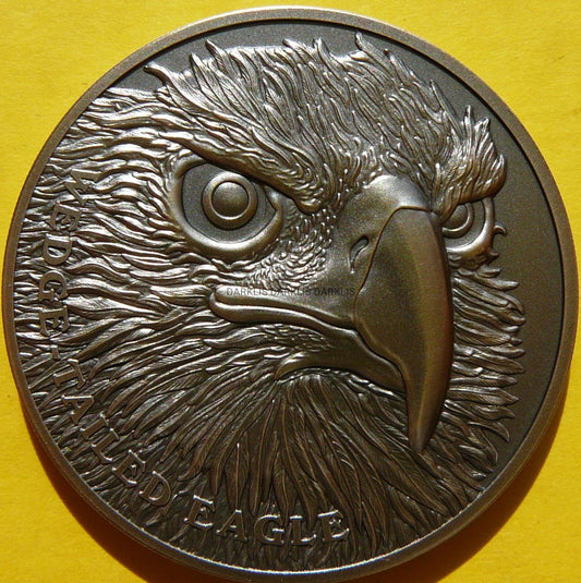 1$ NIUE 2019 PRZYRODA Z BLISKA ORZEŁ AUSTRALIJSKI RZADKA