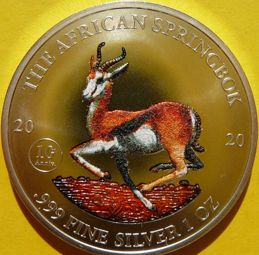 1000 FRANK GABON 2020 ANTYLOPA SPRINGBOK PRIVY