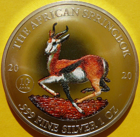 1000 FRANK GABON 2020 ANTYLOPA SPRINGBOK PRIVY