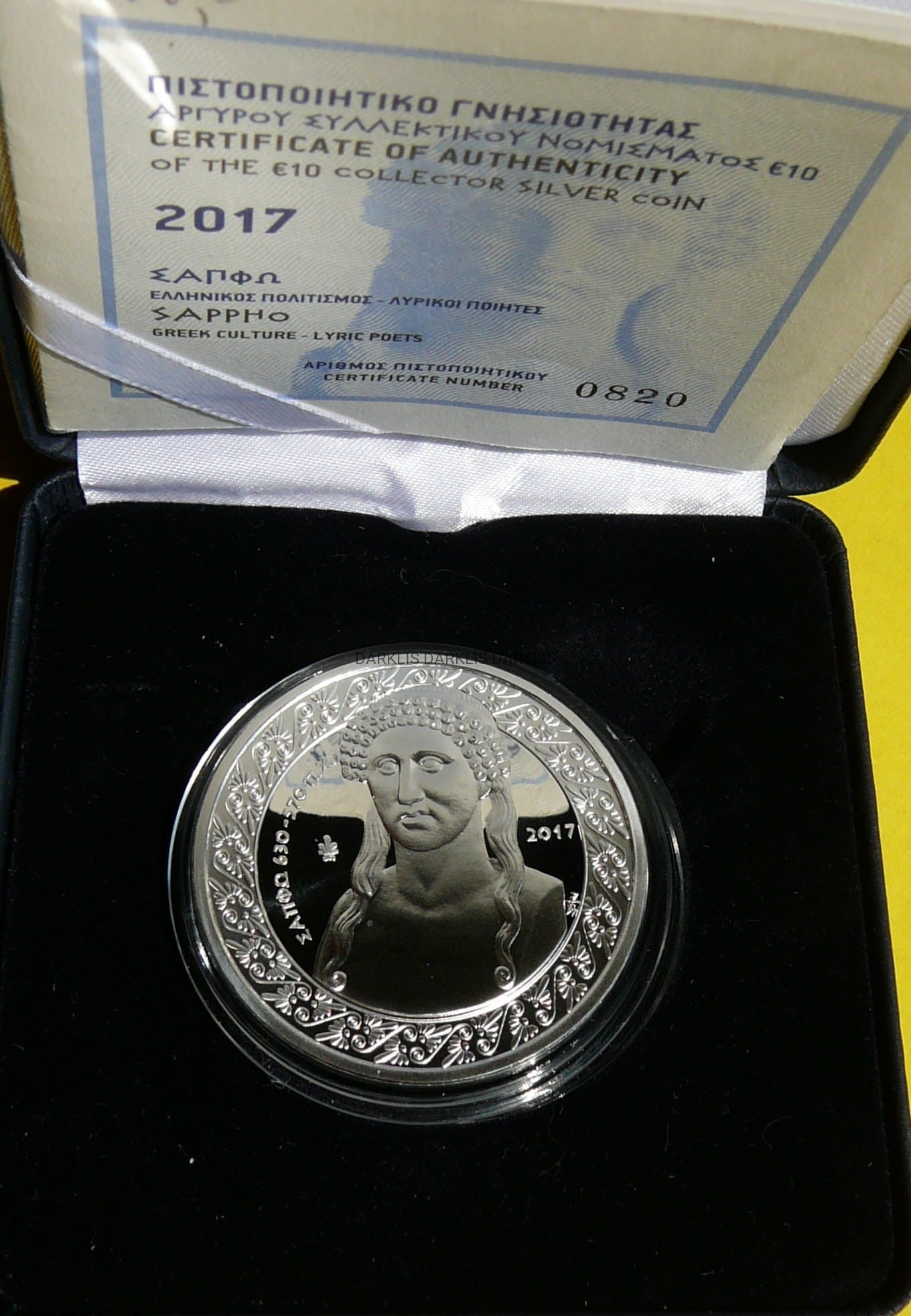 10 EURO GRECJA 2017 SAFONA KULTURA GRECKA RZADKA