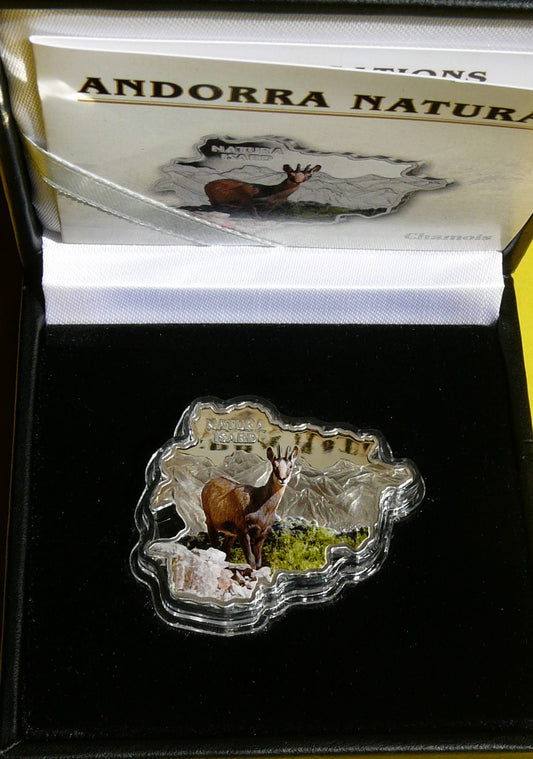 10 DINAR ANDORA 2013 KOZICA PIRENEJSKA ZWIERZĘTA ANDORY