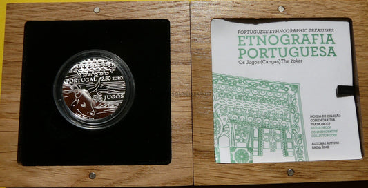 2.5 EURO PORTUGALIA 2014 JARZMO ETNOGRAFIA PROOF