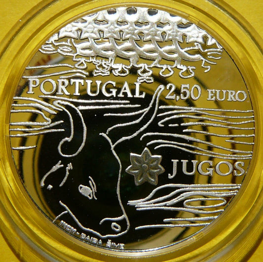 2.5 EURO PORTUGALIA 2014 JARZMO ETNOGRAFIA PROOF