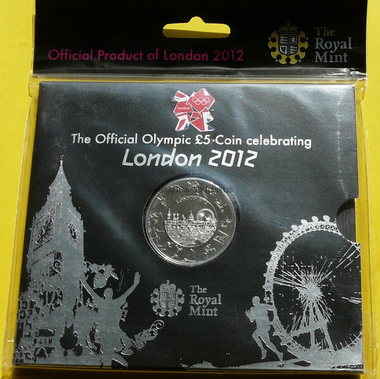 5 FUNT WIELKA BRYTANIA 2012 IGRZYSKA OLIMPIADA LONDYN