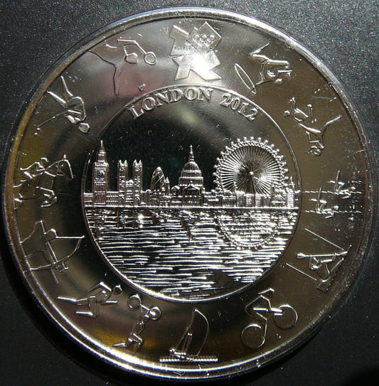 5 FUNT WIELKA BRYTANIA 2012 IGRZYSKA OLIMPIADA LONDYN
