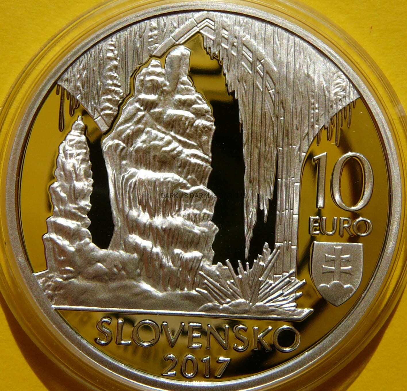 10 EURO SŁOWACJA 2017 JASKINIE SŁOWACKIEGO KRASU PROOF
