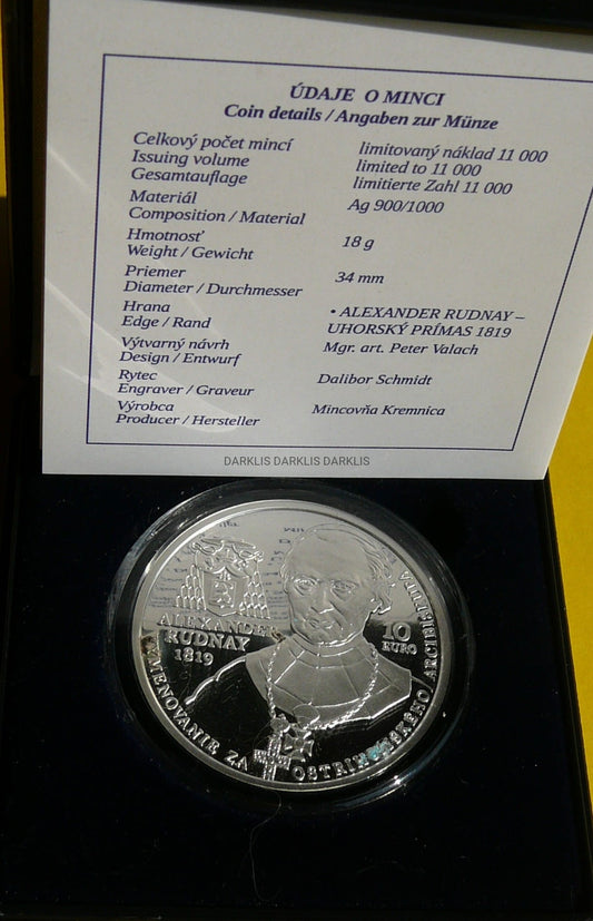 10 EURO SŁOWACJA 2019 ALEKSANDER RUDNAYA  PROOF