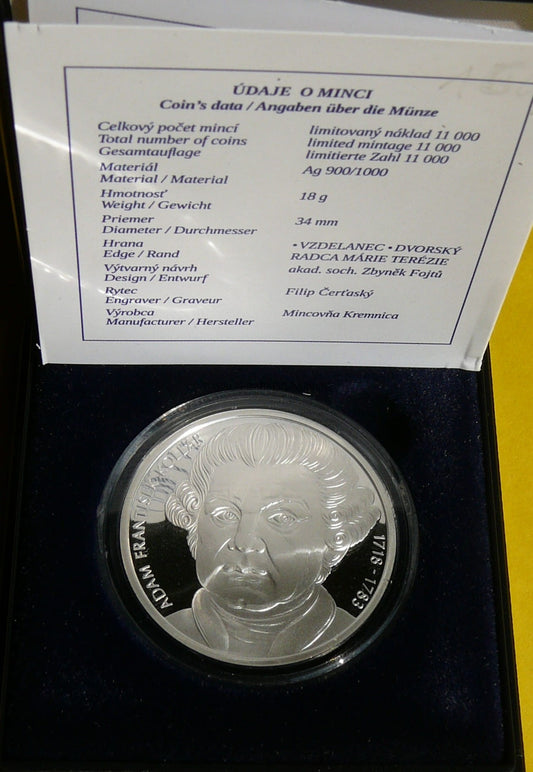 10 EURO SŁOWACJA 2018 ADAM FRANTISZKA KOLLAR PROOF