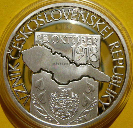 10 EURO SŁOWACJA 2018 POWSTANIE CZECHOSŁOWACJI PROOF