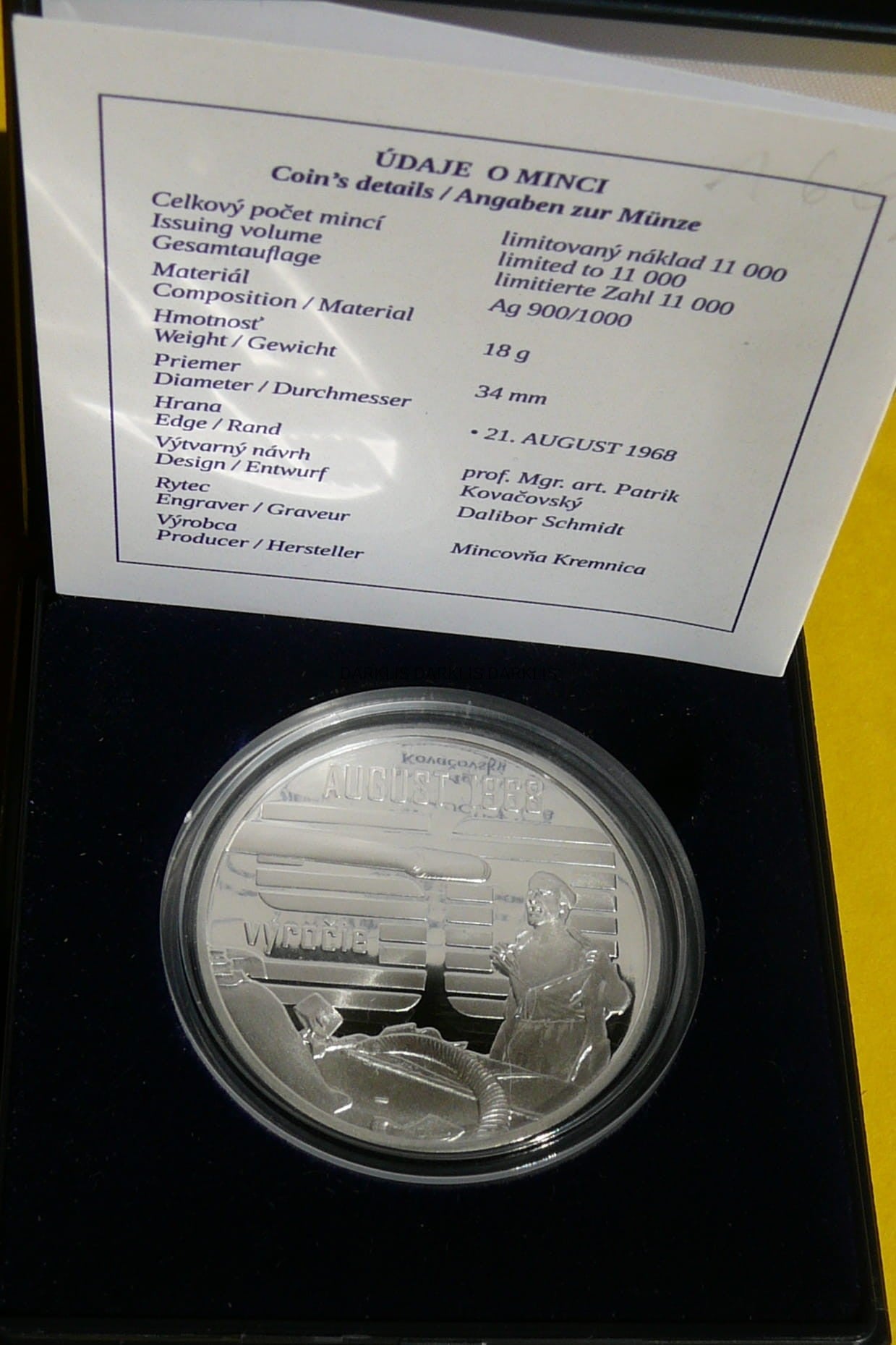 10 EURO SŁOWACJA 2018 WKROCZENIE DO CZECHOSŁOWACJI 1968