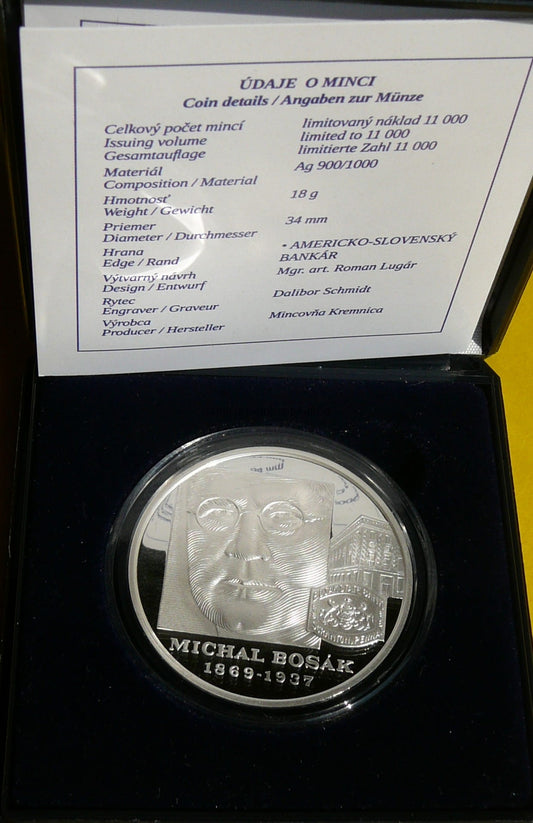 10 EURO SŁOWACJA 2019 BANKIER MICHAL BOSAK PROOF