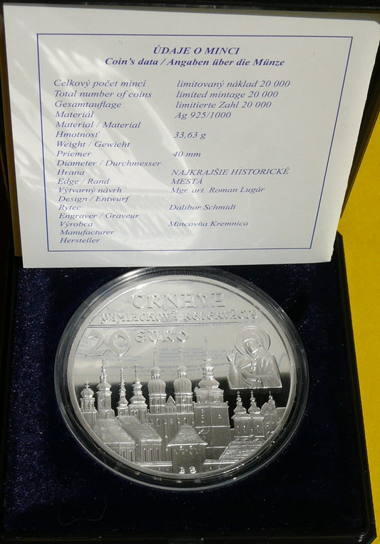 20 EURO SŁOWACJA 2011 ZABYTKI w TRNAWIE PROOF