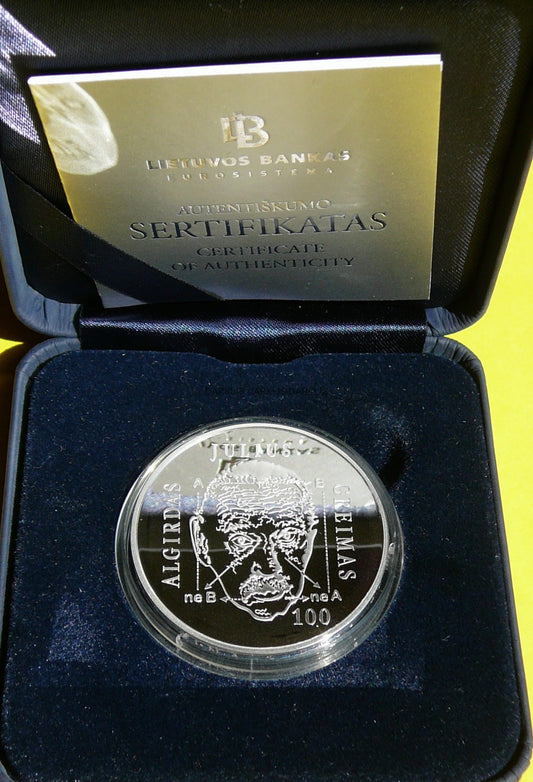 20 EURO LITWA 2017 ALGIRDAS JULIEN GREIMAS RZADKA
