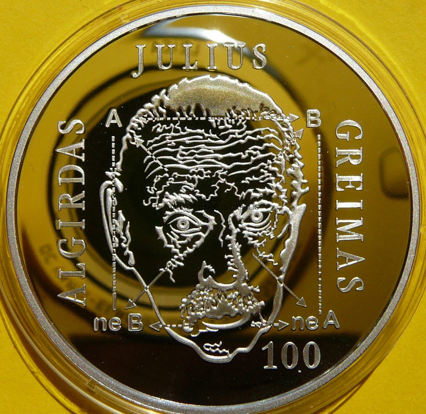 20 EURO LITWA 2017 ALGIRDAS JULIEN GREIMAS RZADKA