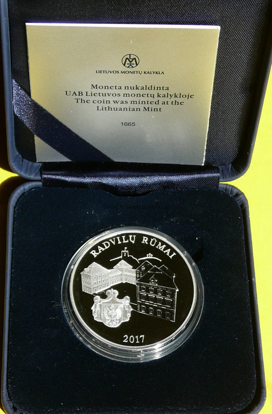 20 EURO LITWA 2017 PAŁAC RADZIWIŁŁÓW W WILNIE RZADKA