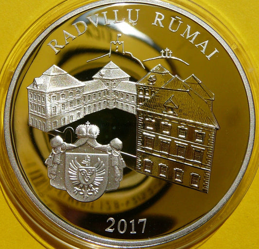 20 EURO LITWA 2017 PAŁAC RADZIWIŁŁÓW W WILNIE RZADKA