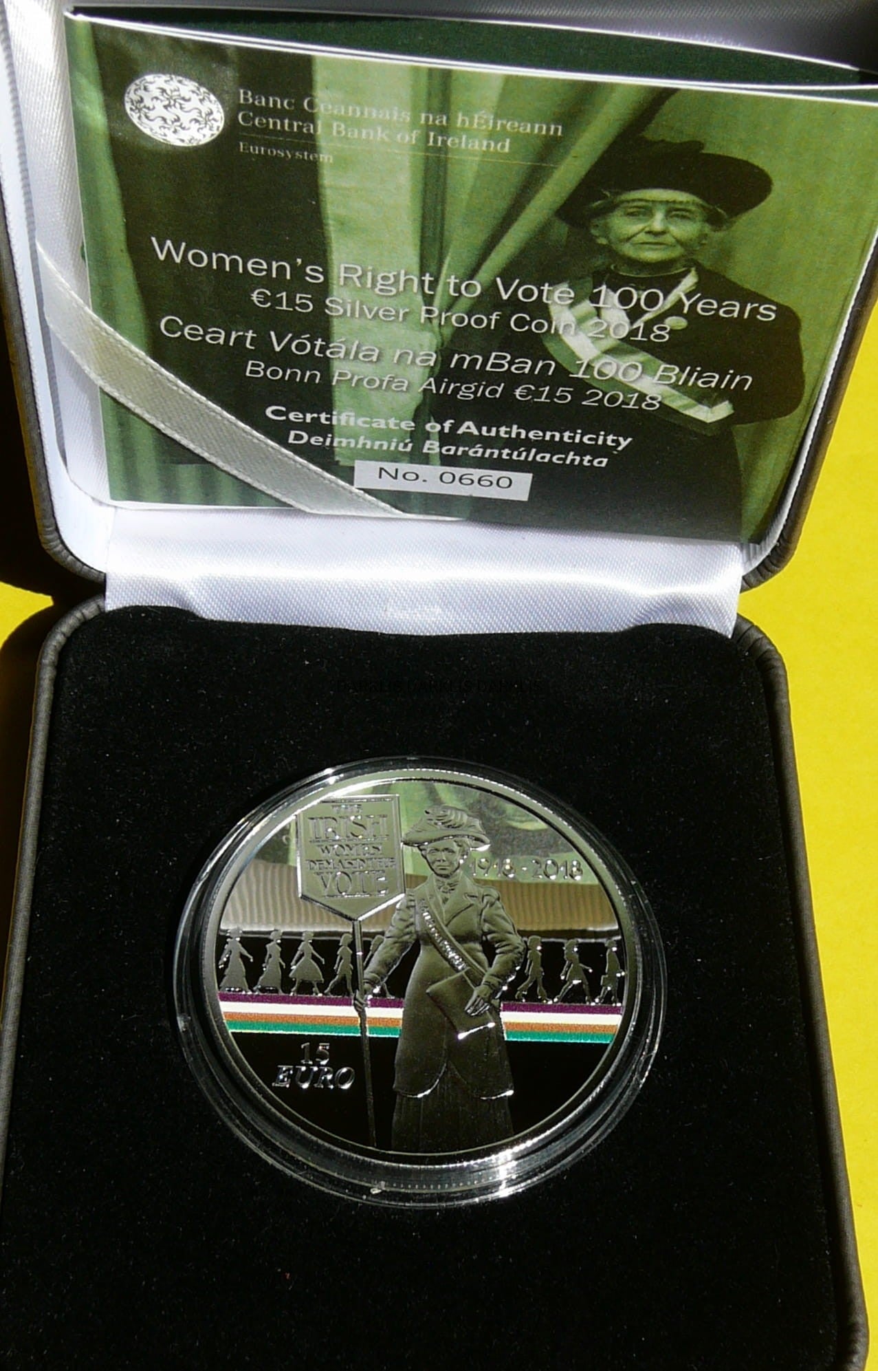15 EURO IRLANDIA 2018 PRAWO WYBORCZE DLA KOBIET RZADKA