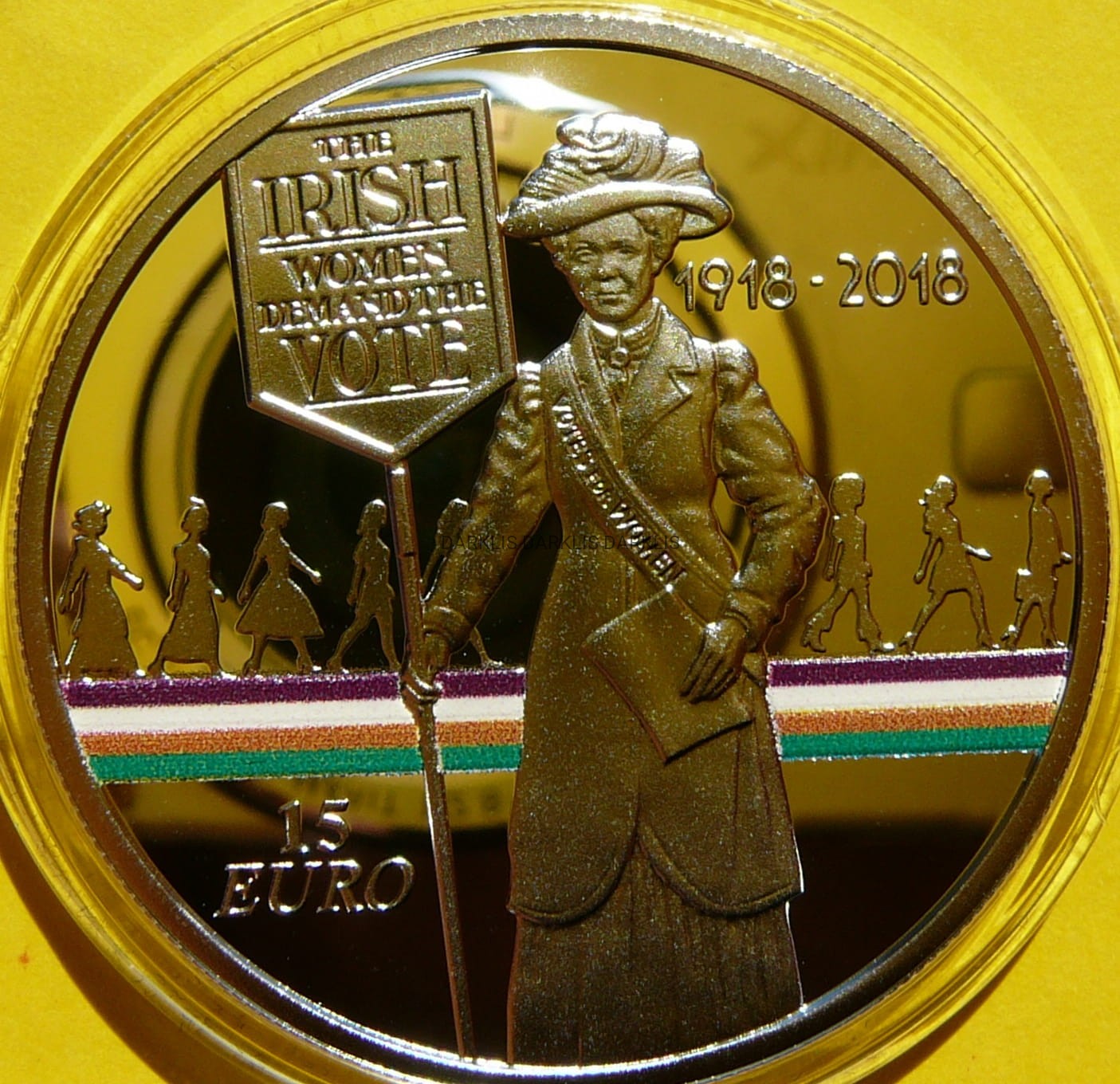 15 EURO IRLANDIA 2018 PRAWO WYBORCZE DLA KOBIET RZADKA