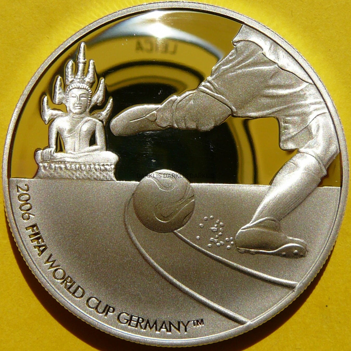 1000 KIP LAOS 2006 PIŁKA NOŻNA FIFA WORLD CUP MUNDIAL 2006