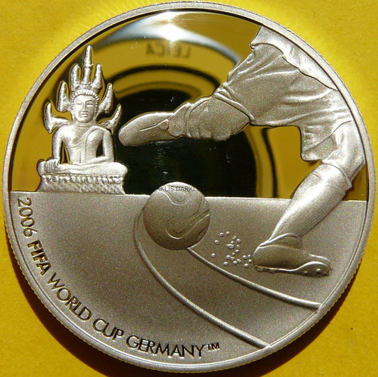 1000 KIP LAOS 2006 PIŁKA NOŻNA FIFA WORLD CUP MUNDIAL 2006