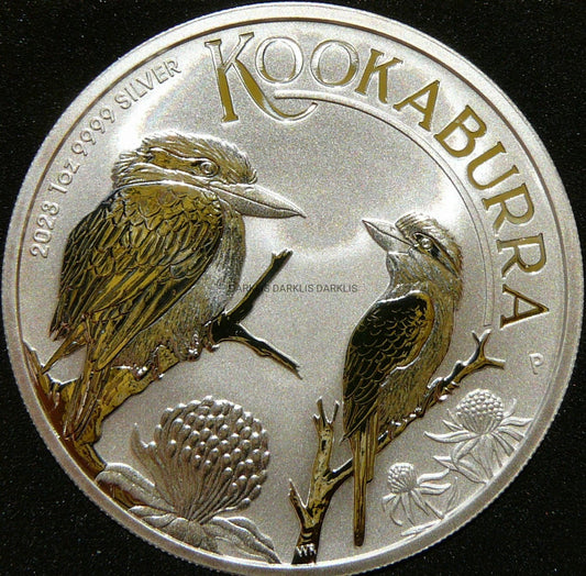 1$ AUSTRALIA 2023 KOOKABURRA  PTAK ZIMORODEK Ag Oz