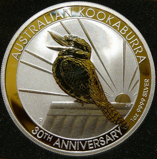 1$ AUSTRALIA 2020 KOOKABURRA PTAK ZIMORODEK Ag Oz