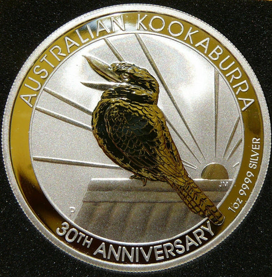 1$ AUSTRALIA 2020 KOOKABURRA PTAK ZIMORODEK Ag Oz
