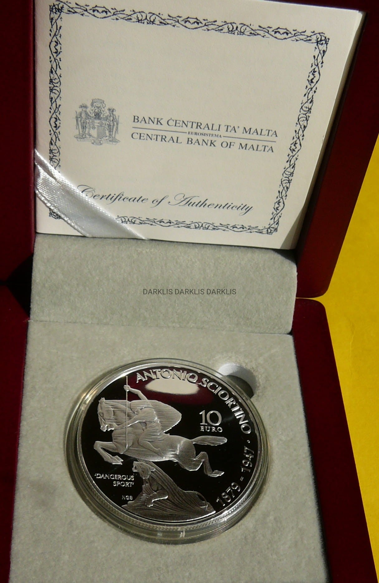 10 EURO MALTA 2016 ANTONIO SCIORTINO ARTYSTA RZADKA