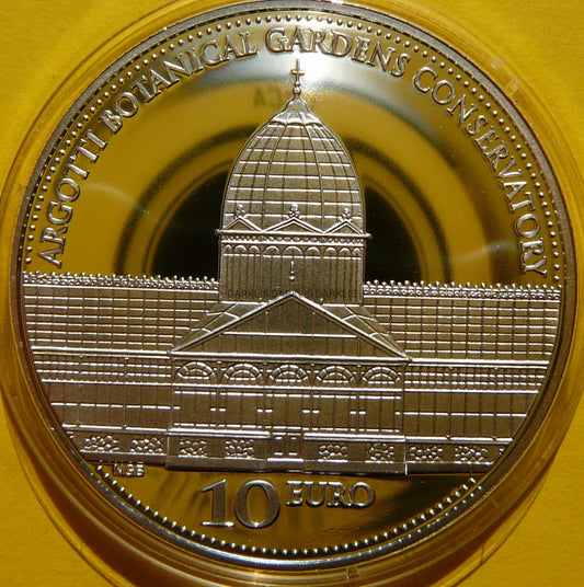 10 EURO MALTA 2017 OGRÓD BOTANICZNY ARGOTTI RZADKA