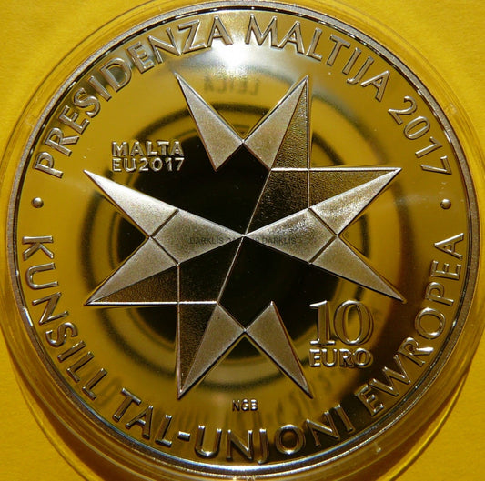 10 EURO MALTA 2017 MALTAŃSKA PREZYDENCJA w UE RZADKA
