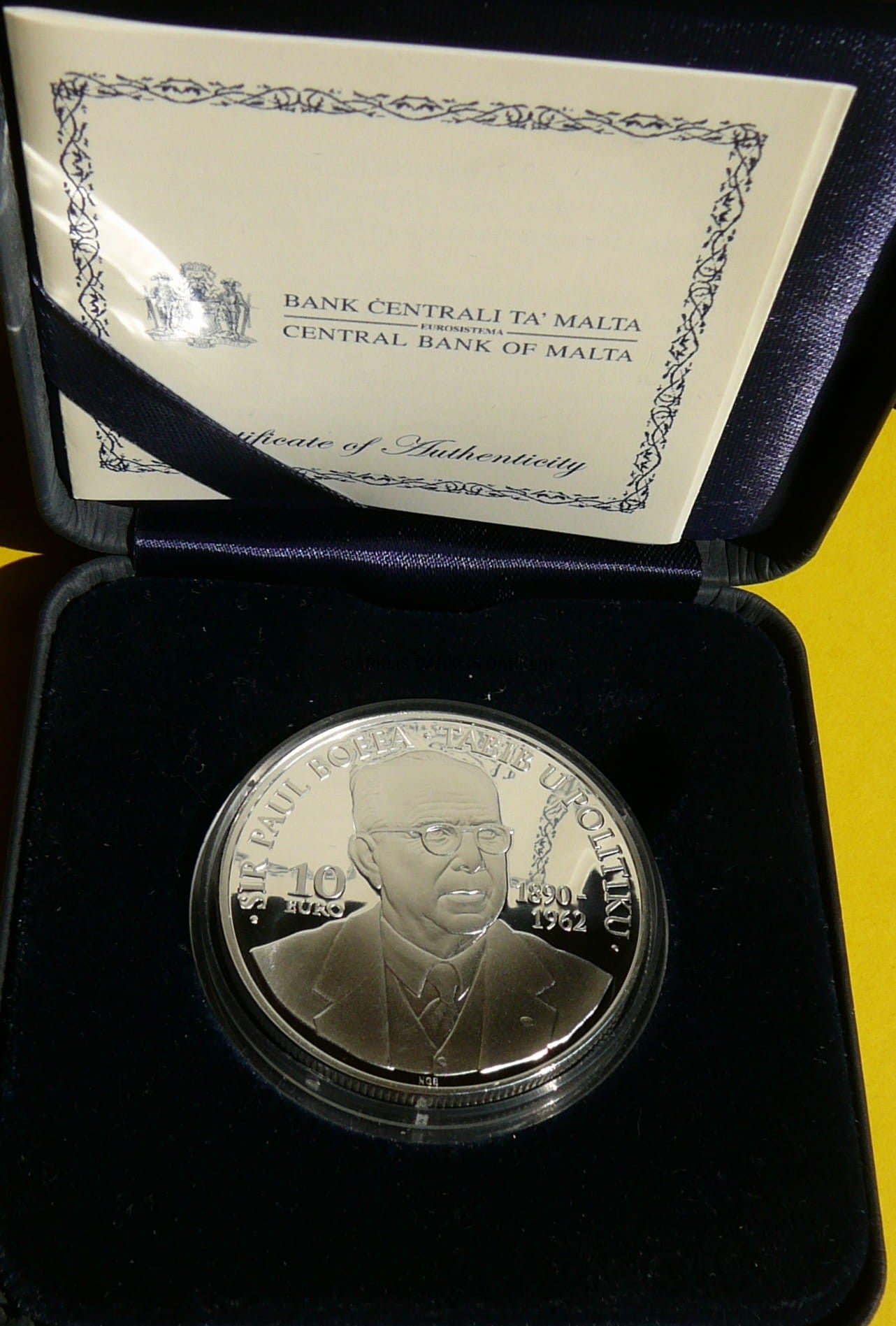 10 EURO MALTA 2013 SIR PAUL BOFFA BYŁY PREMIER RZADKA