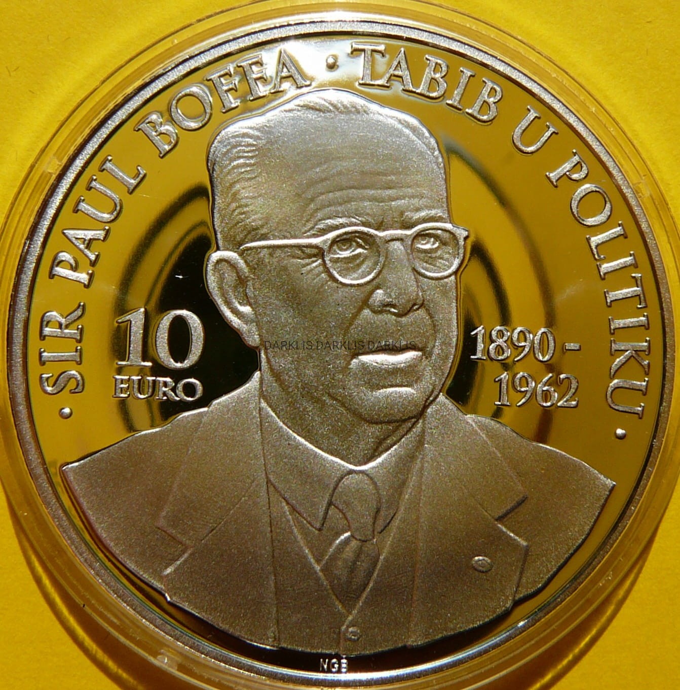 10 EURO MALTA 2013 SIR PAUL BOFFA BYŁY PREMIER RZADKA