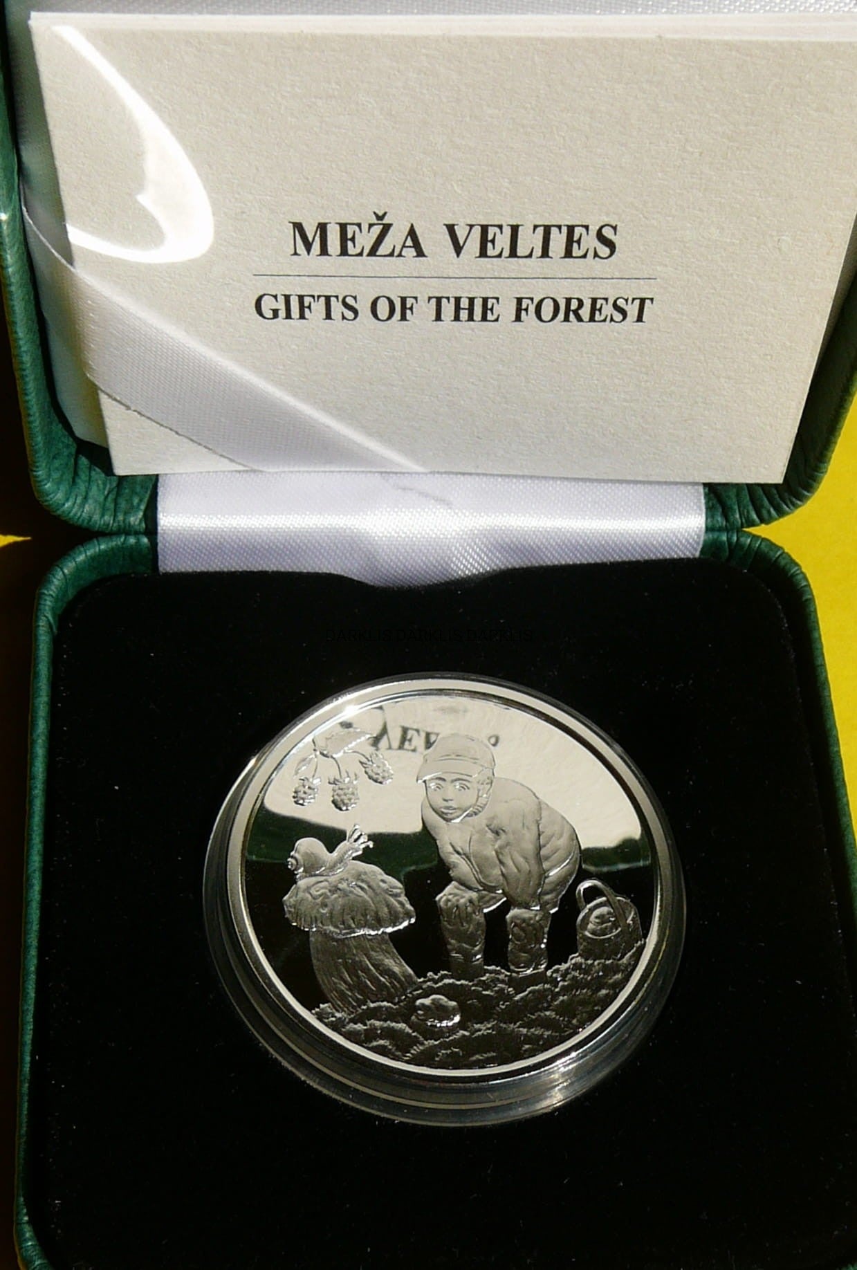 5 EURO ŁOTWA 2019 DARY LASU GRZYBY JEŻYNY RZADKA