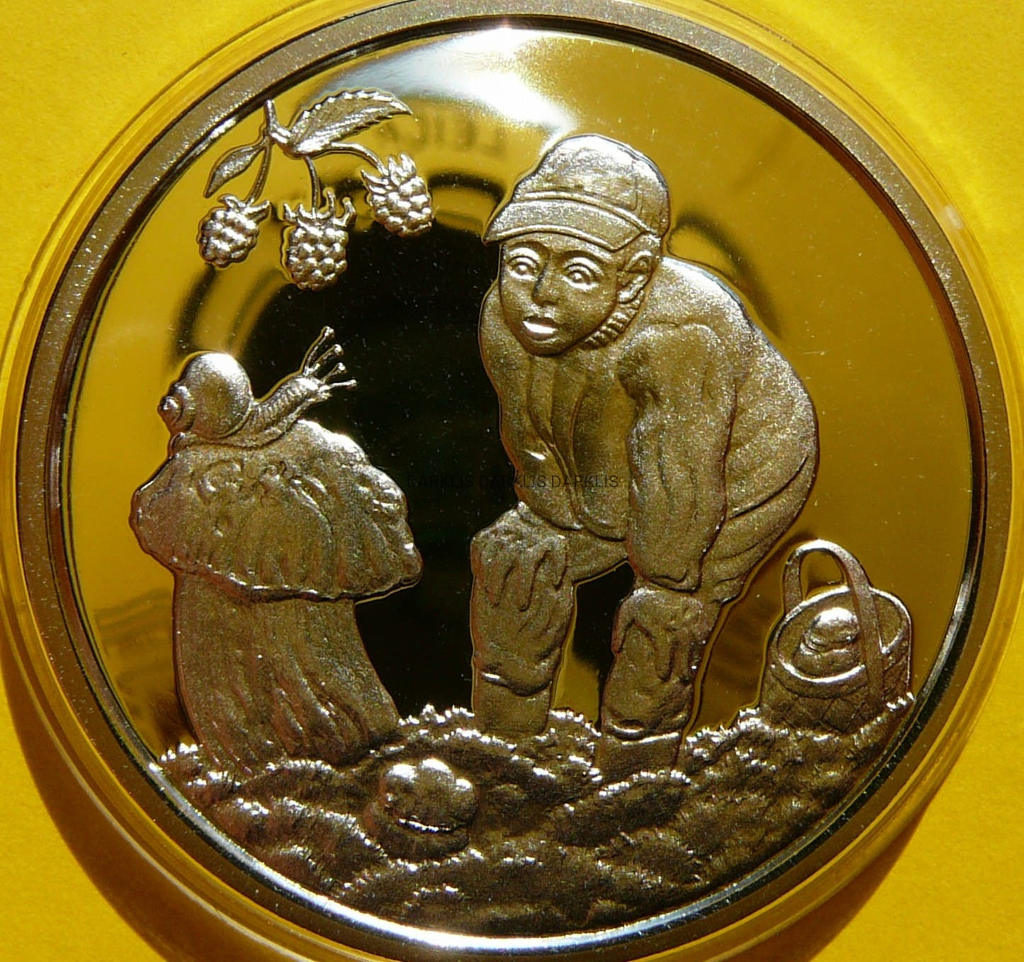 5 EURO ŁOTWA 2019 DARY LASU GRZYBY JEŻYNY RZADKA