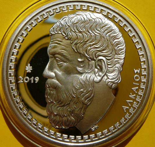 10 EURO GRECJA 2019 ALKAJOS z MITYLENY KULTURA GRECKA
