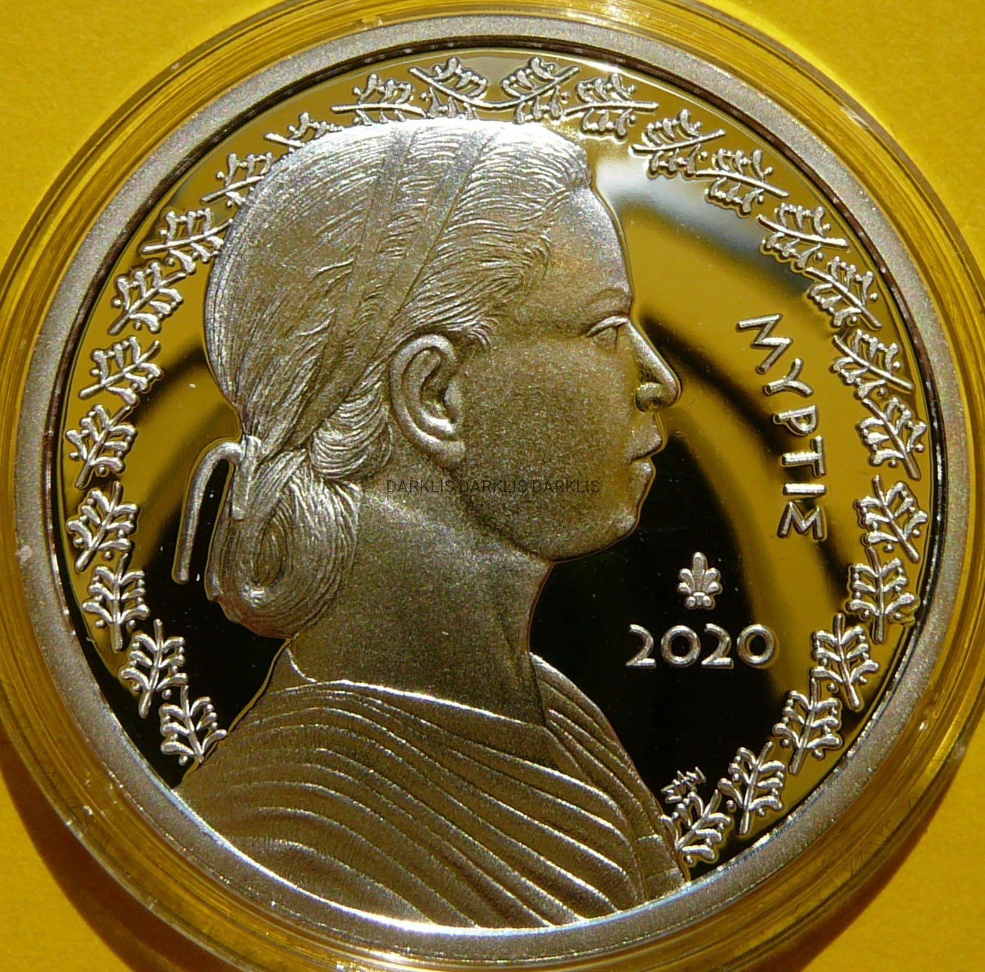 5 EURO GRECJA 2020 MYRTIS DNA DZIEWCZYNA STAROŻYT ATEN
