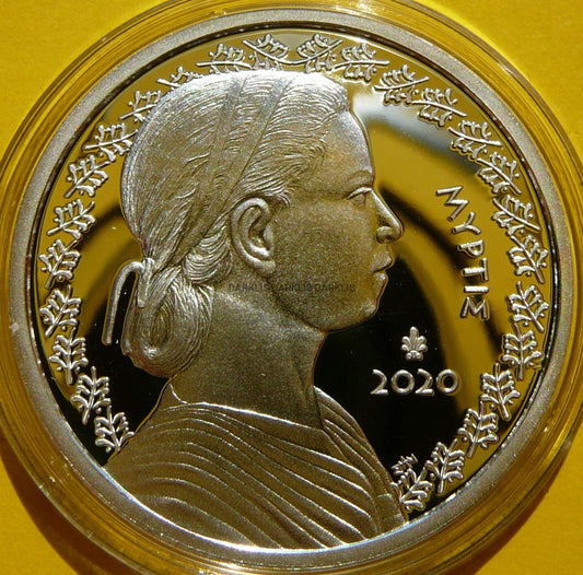 5 EURO GRECJA 2020 MYRTIS DNA DZIEWCZYNA STAROŻYT ATEN