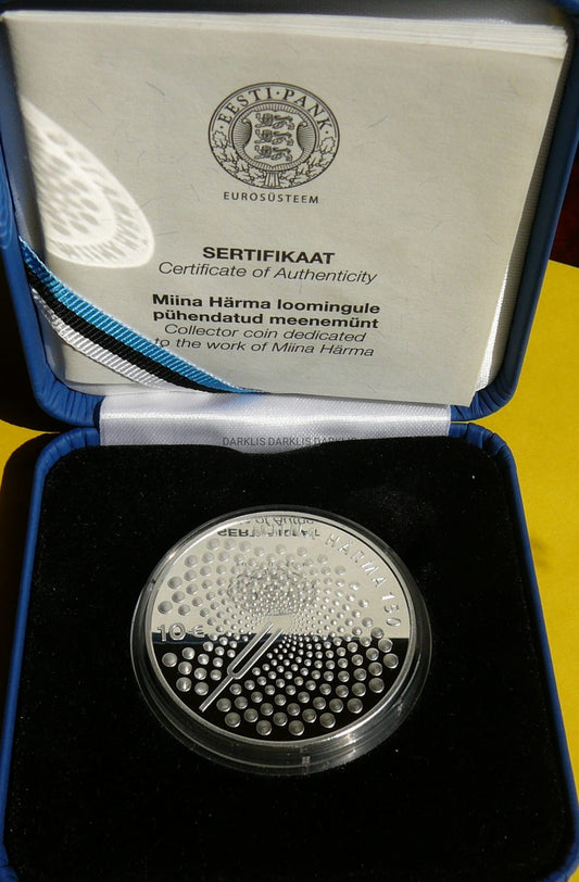 10 EURO ESTONIA 2014 MIINA HARMA KOMPOZYTORKA RZADKA