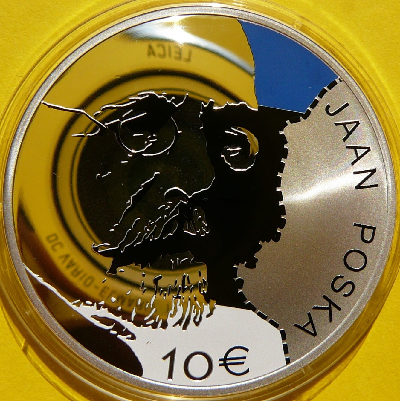 10 EURO ESTONIA 2016 ROCZNICA URODZIN JAAN POSKA KOLOR