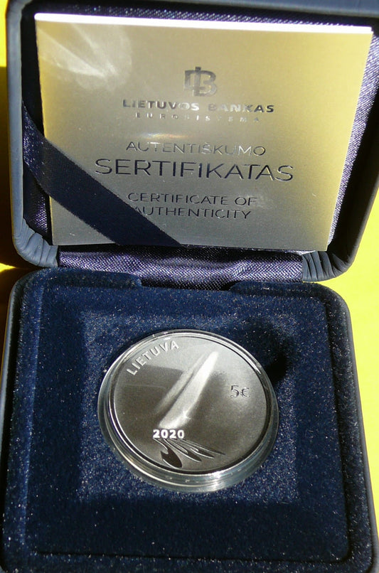 5 EURO LITWA 2020 NADZIEJA HOPE PROOF RZADKA