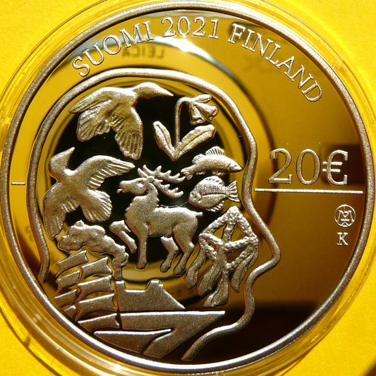 20 EURO FINLANDIA 2021 SAMORZĄD WYSP ALANDZKICH RZADKA