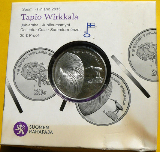 20 EURO FINLANDIA 2015 ROCZNICA URODZIN TAPIO WIRKKALI