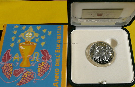 10 EURO WATYKAN 2005 ROK EUCHARYSTYCZNY RZADKA PROOF