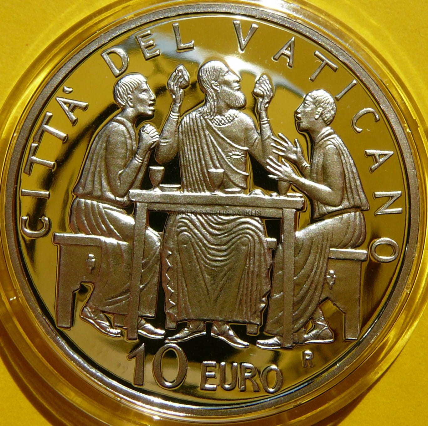 10 EURO WATYKAN 2005 ROK EUCHARYSTYCZNY RZADKA PROOF