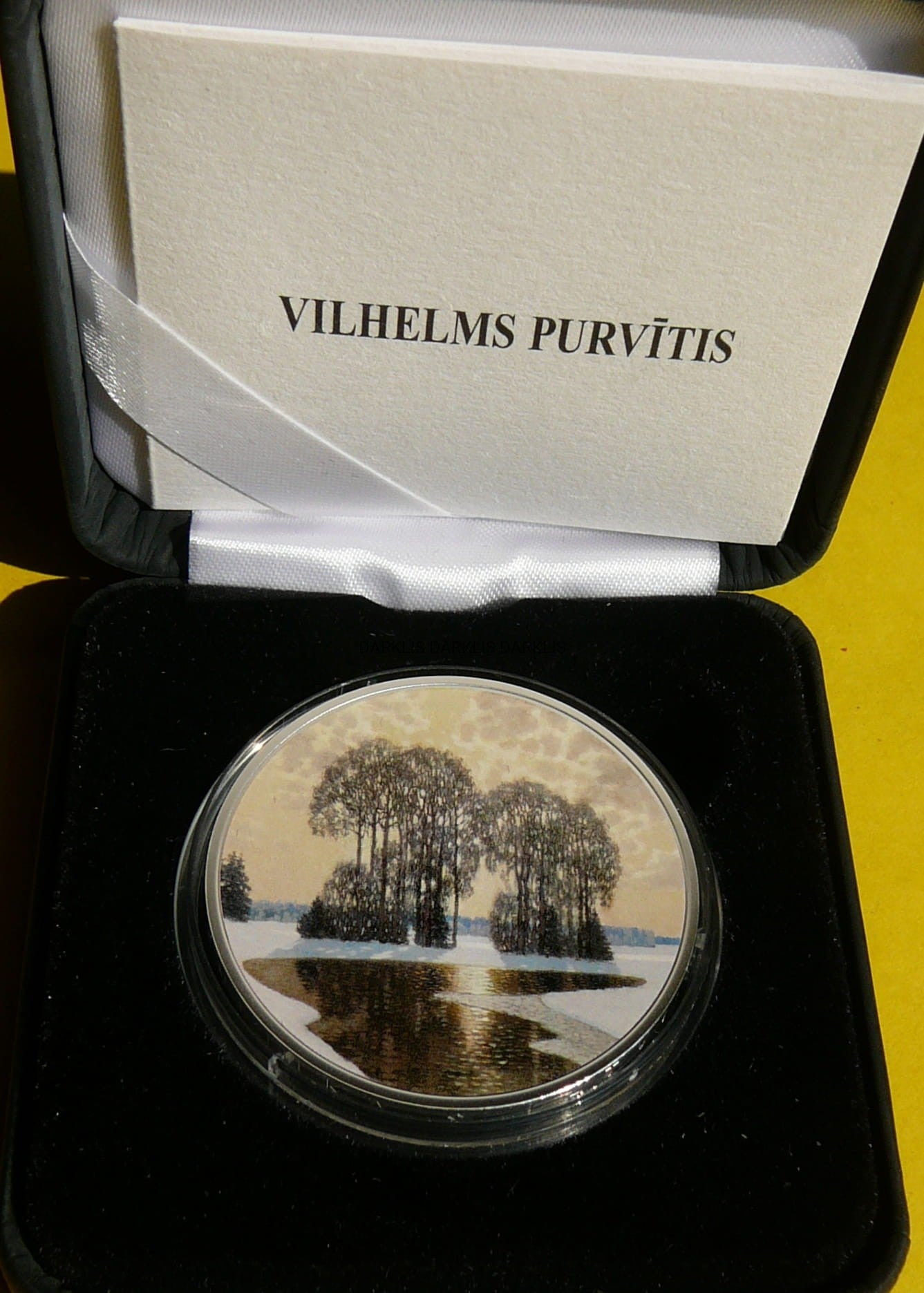 5 EURO ŁOTWA 2021 VILHELMS PURVITIS MALARZ KOLOR