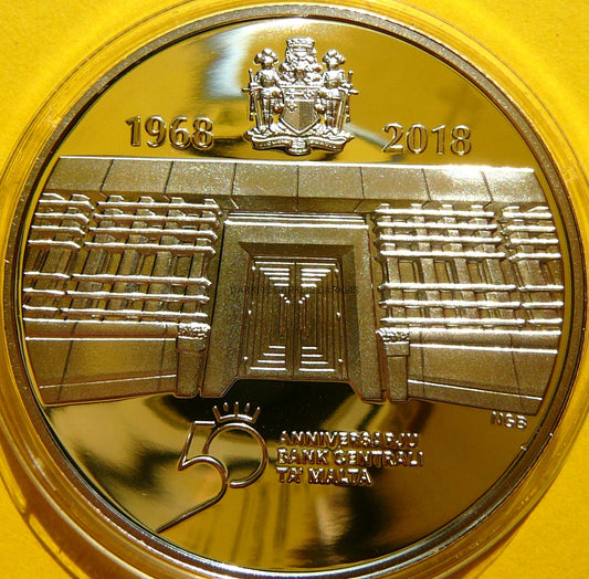 10 EURO MALTA 2018 BANKU CENTRALNEGO MALTY 50 LECIE